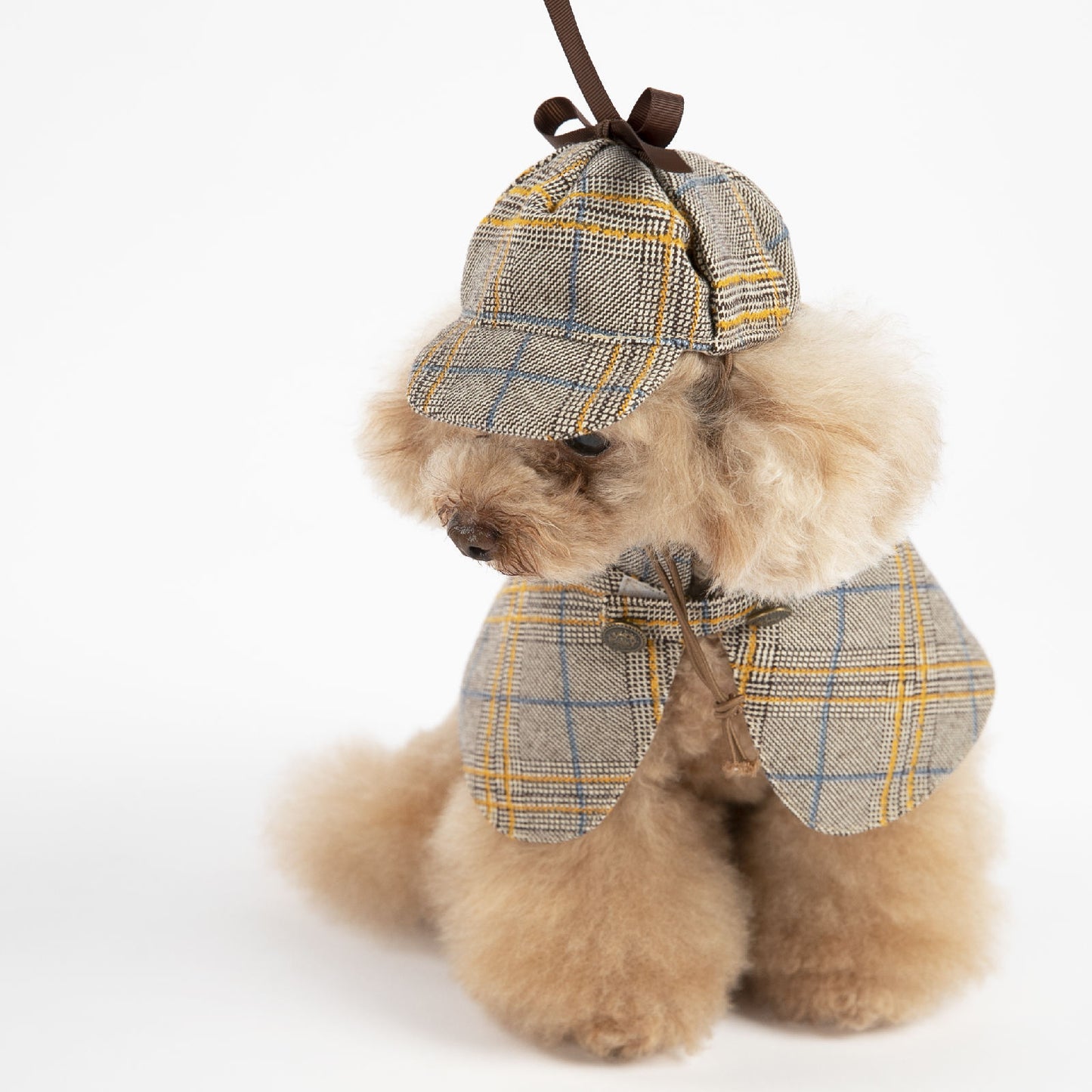 Funny Pet Costume Detective Outfit