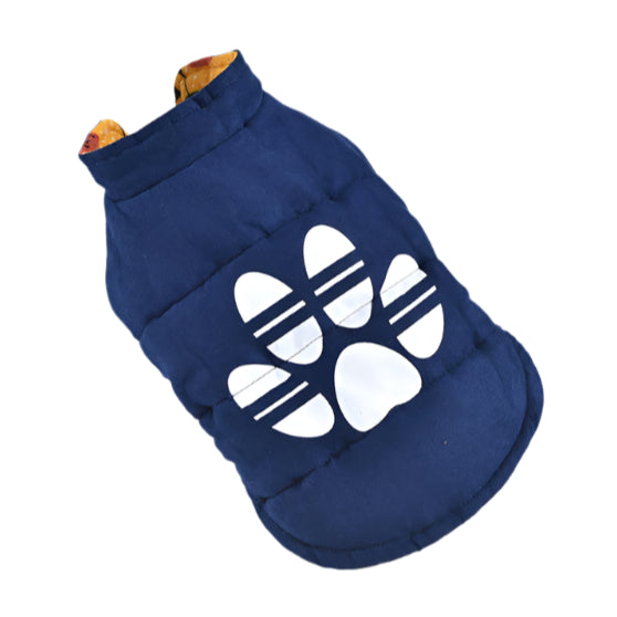 Pet Reversible Down Vest blue
