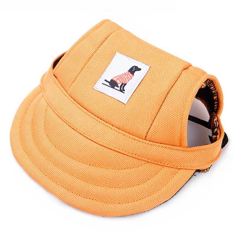 Pet Headwear Baseball Cap Orange