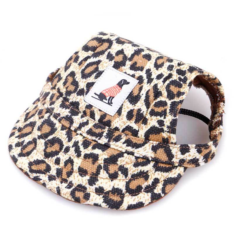 Pet Headwear Baseball Cap Leopard