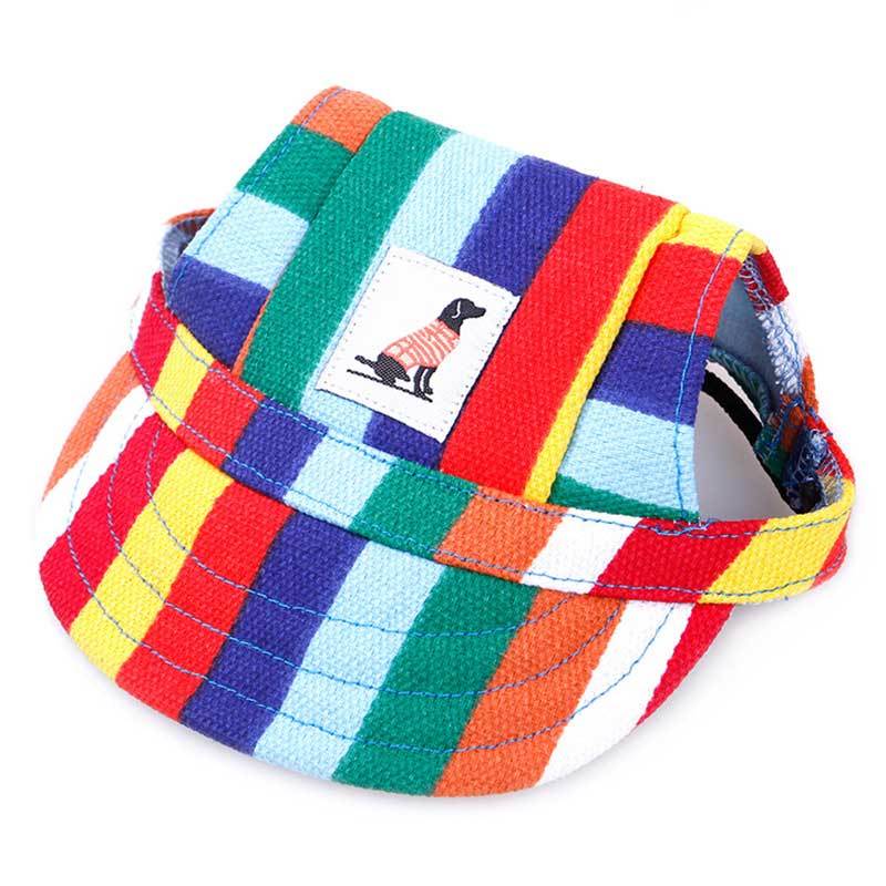 Pet Headwear Baseball Cap Rainbow
