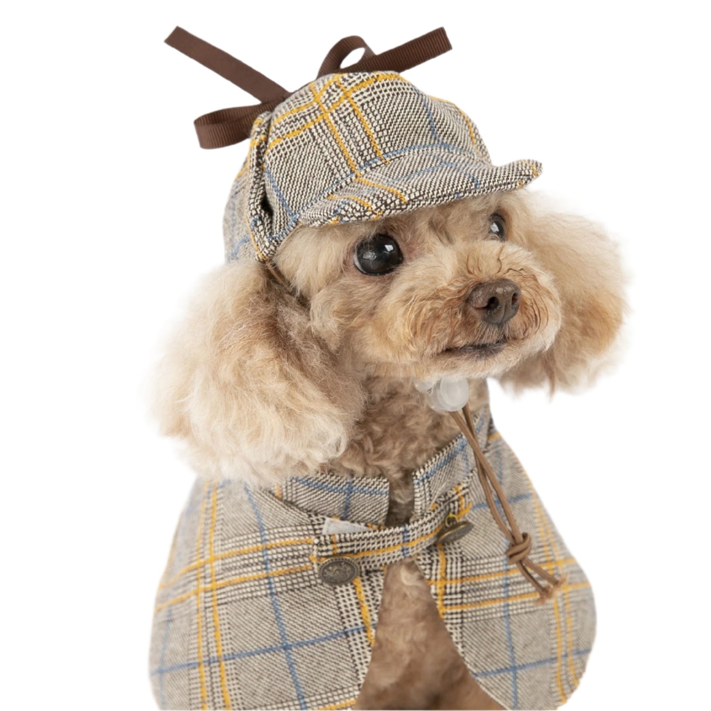 Funny Pet Costume Detective Outfit