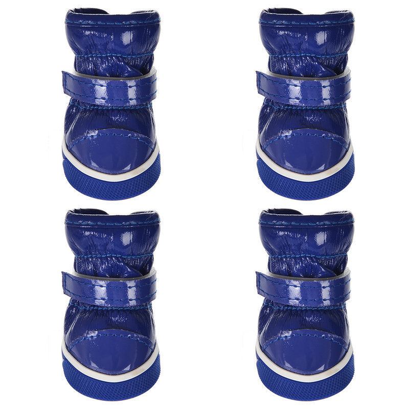 Pet Shoes Ski Boots Blue