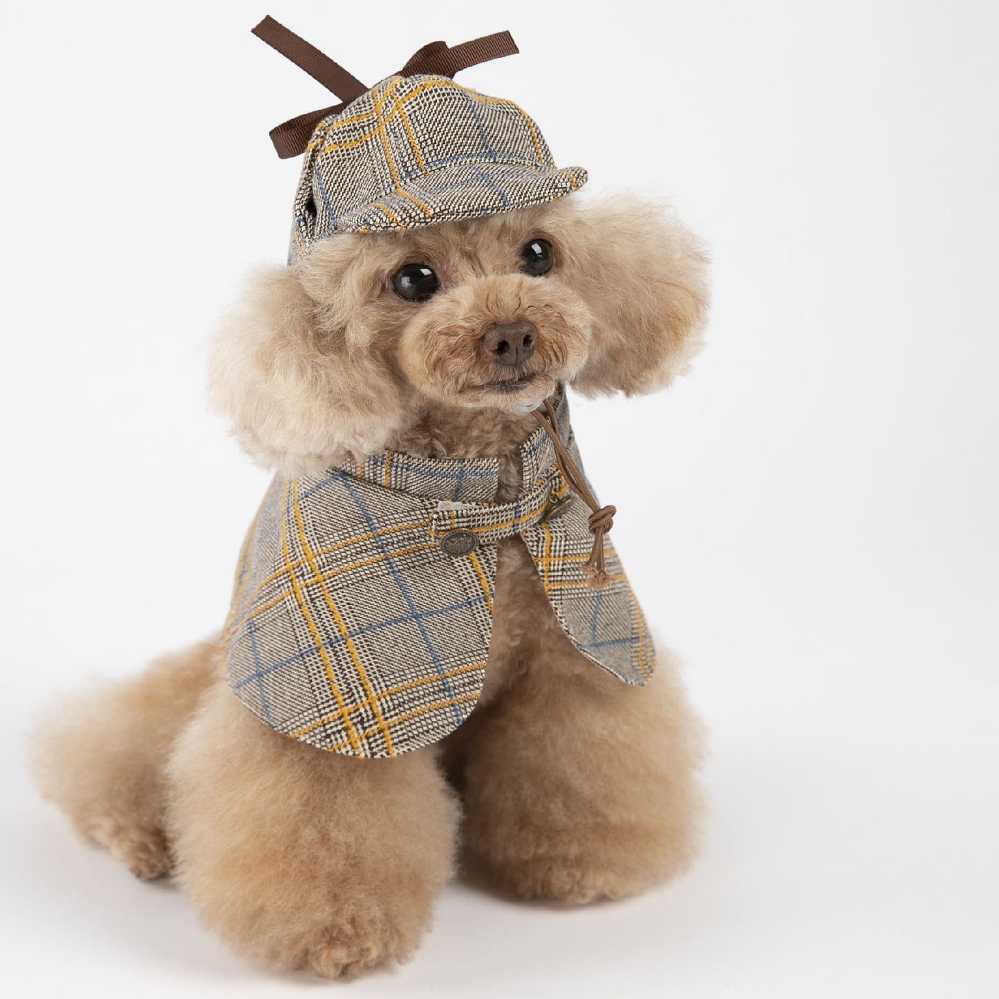 Funny Pet Costume Detective Outfit