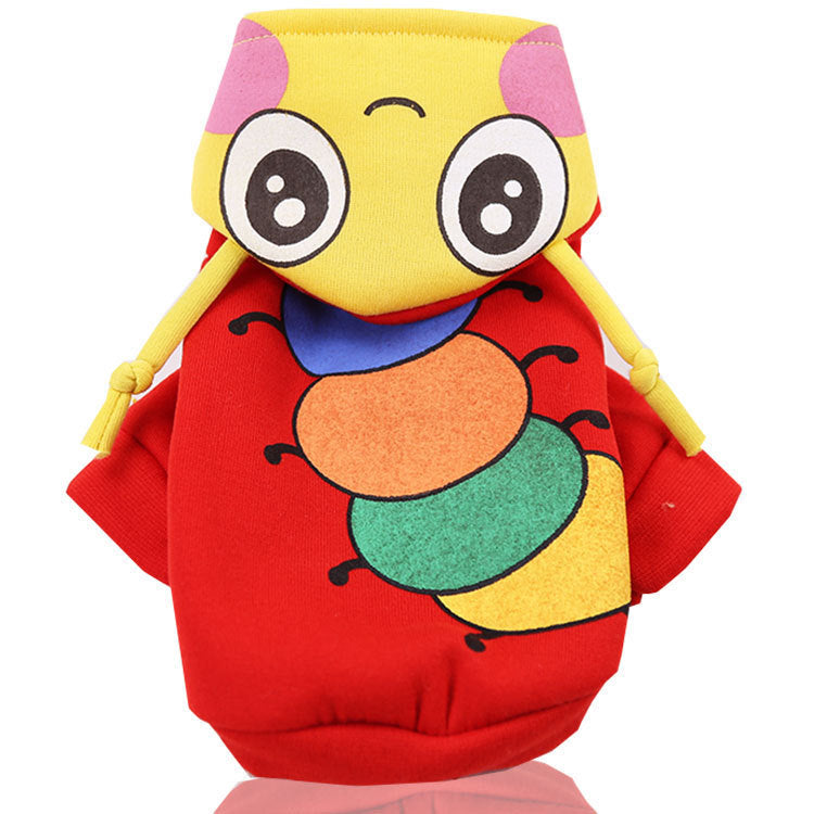 Pet Hoodie Cartoon Collection Caterpillar