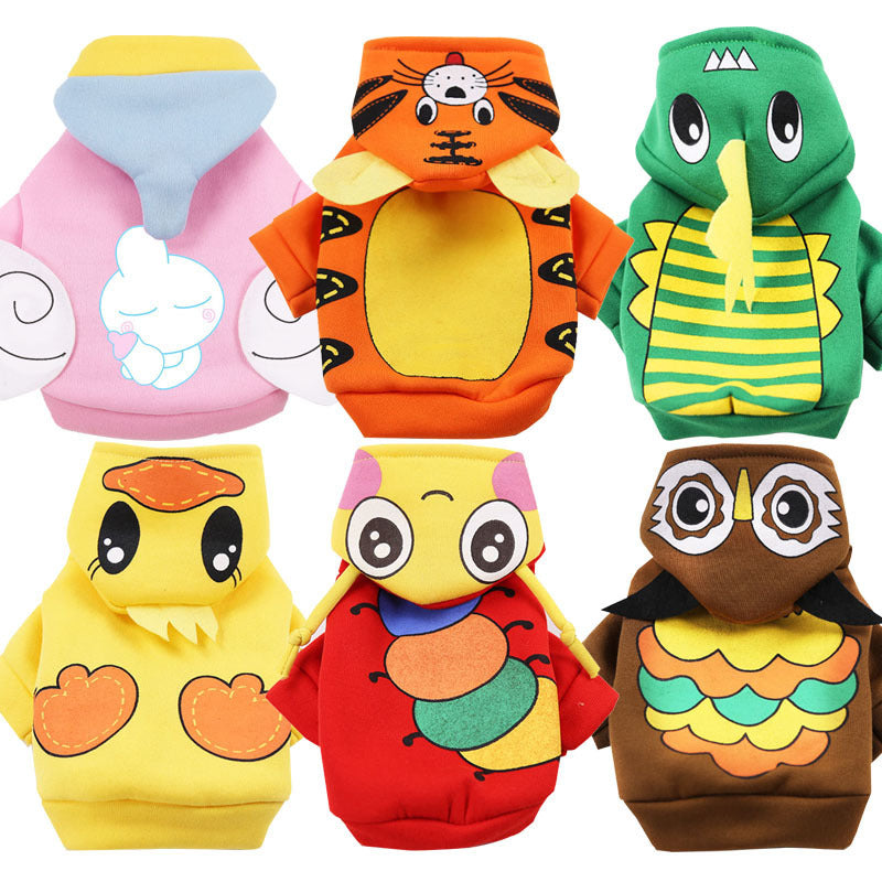Pet Hoodie Cartoon Collection