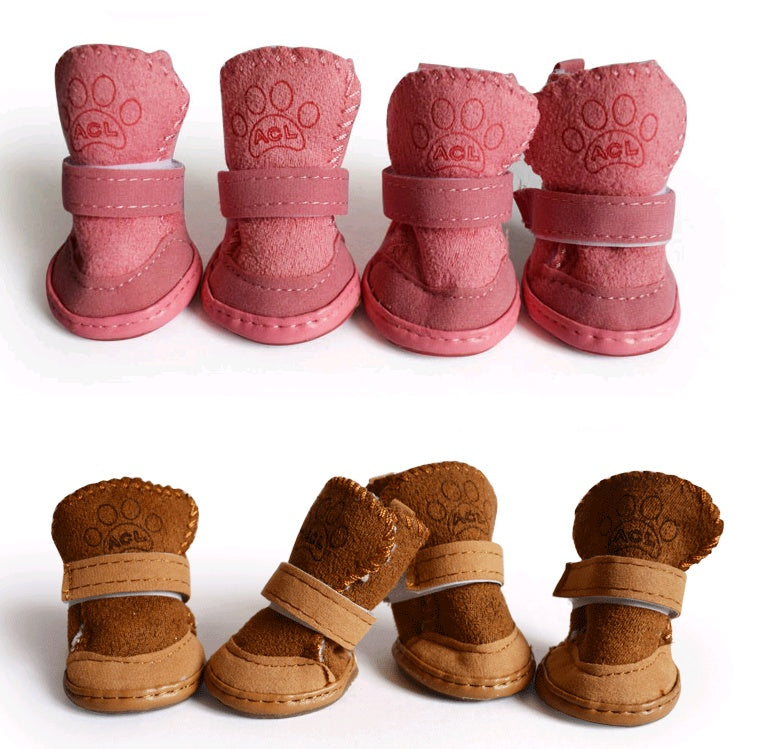 Pet Shoes Warm Winter Booties