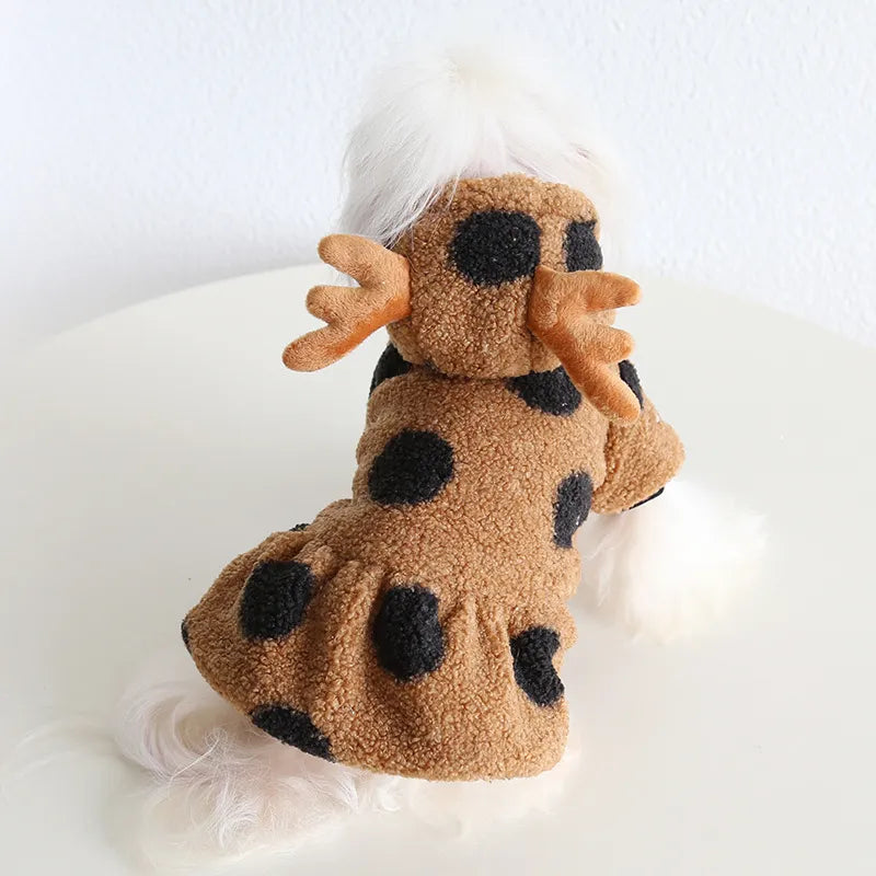 Funny Pet Costume Moose Dress