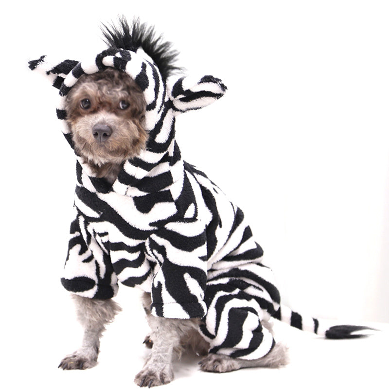 Funny Pet Costume Zebra