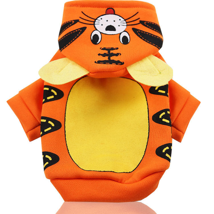 Pet Hoodie Cartoon Collection Tiger