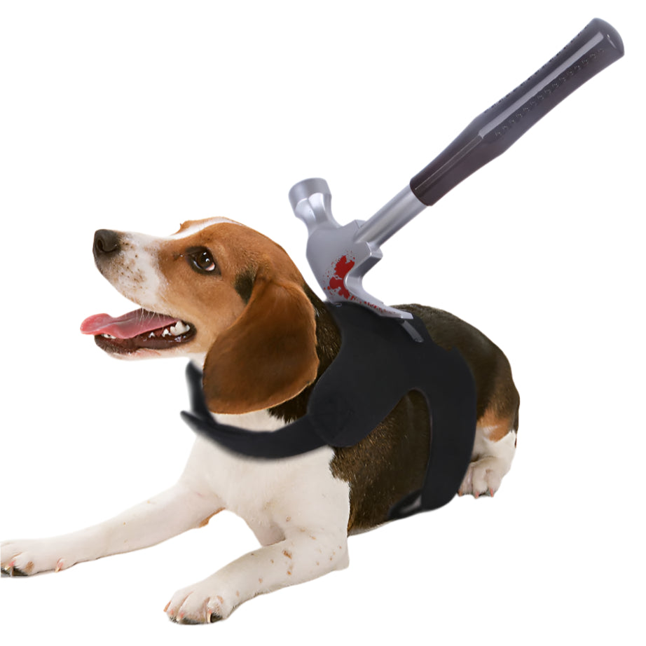 Funny Pet Costume Bloody Tools Hammer