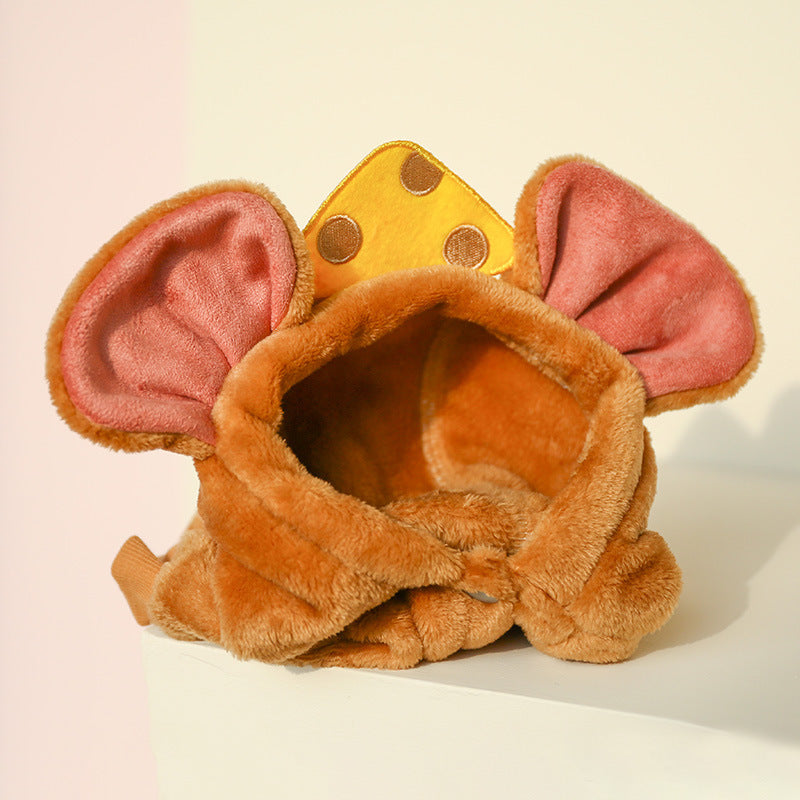 Funny Pet Costume Mouse with Cheese