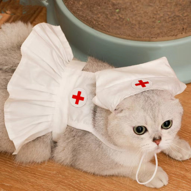 Funny Pet Costume Nurse