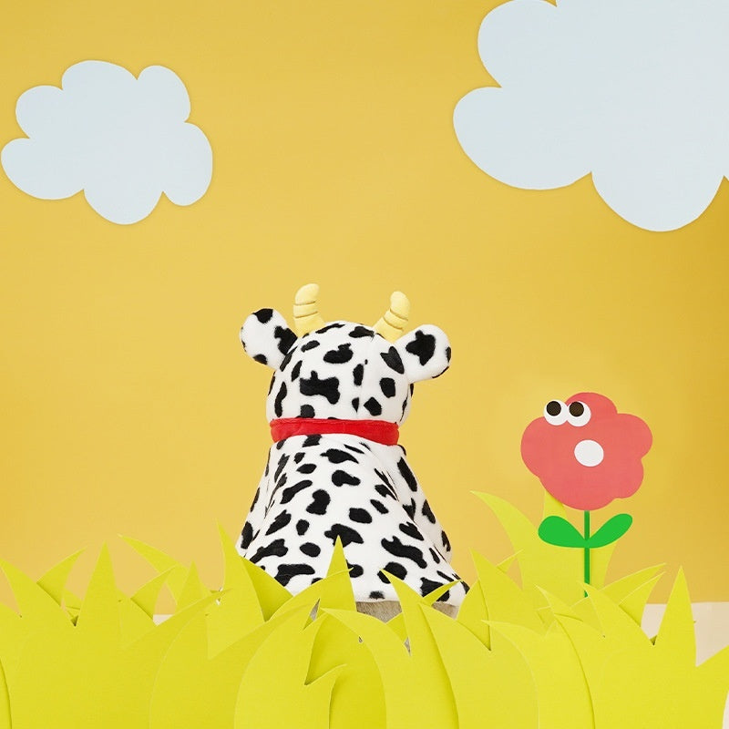 Funny Pet Costume Cow Cape