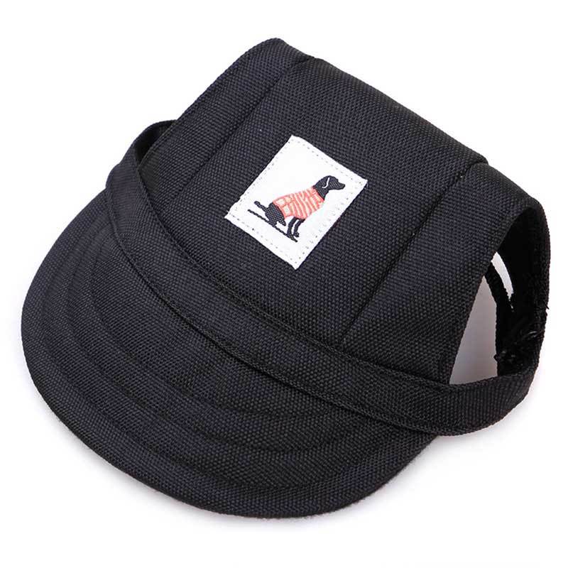 Pet Headwear Baseball Cap Black