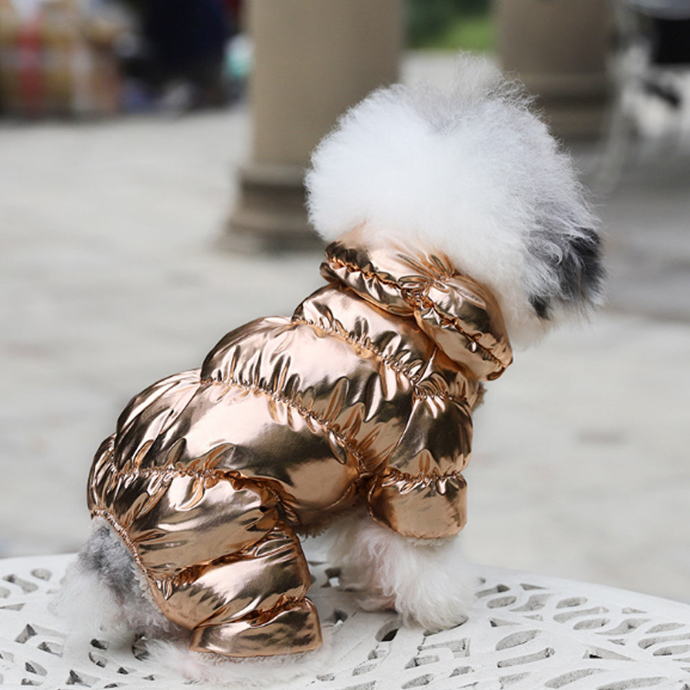 Pet Down Jacket Gold