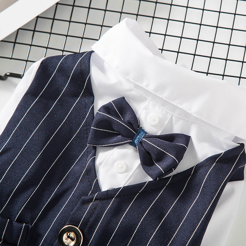 Pet Suit Bow Tie Blue