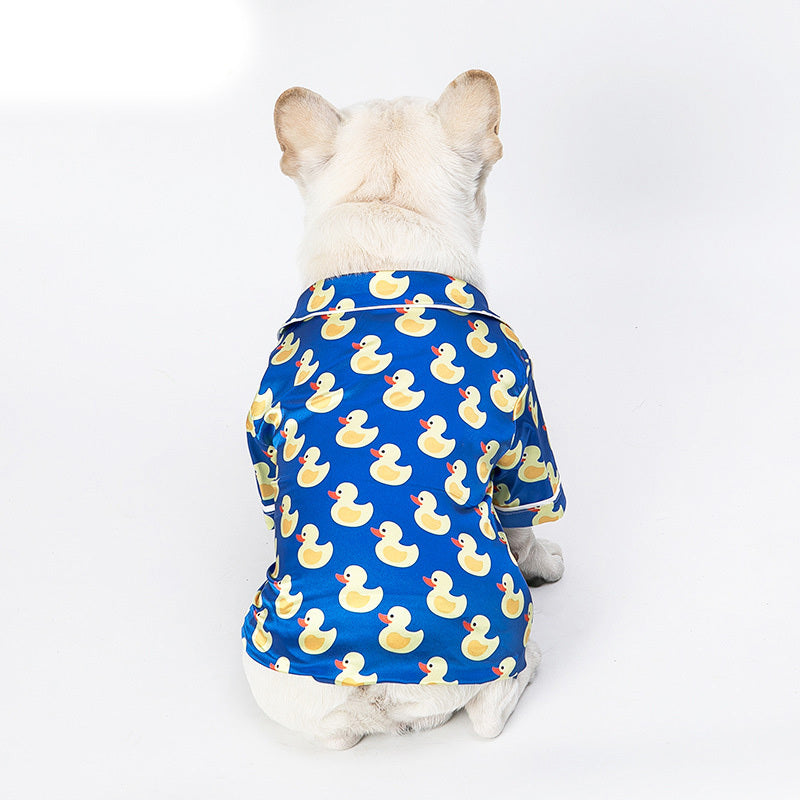 Pet Silk Pyjamas Ducks