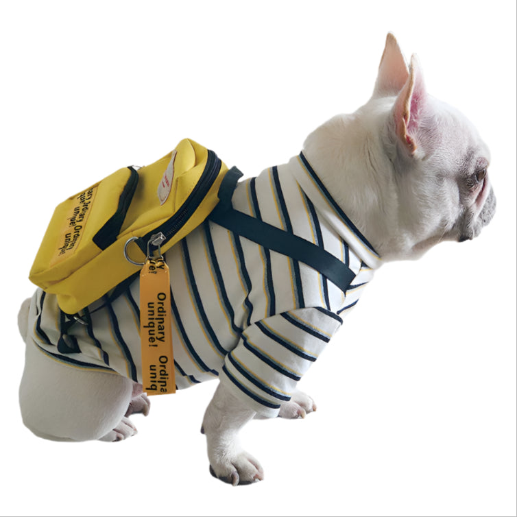 Pet Shirt Yellow Backpack