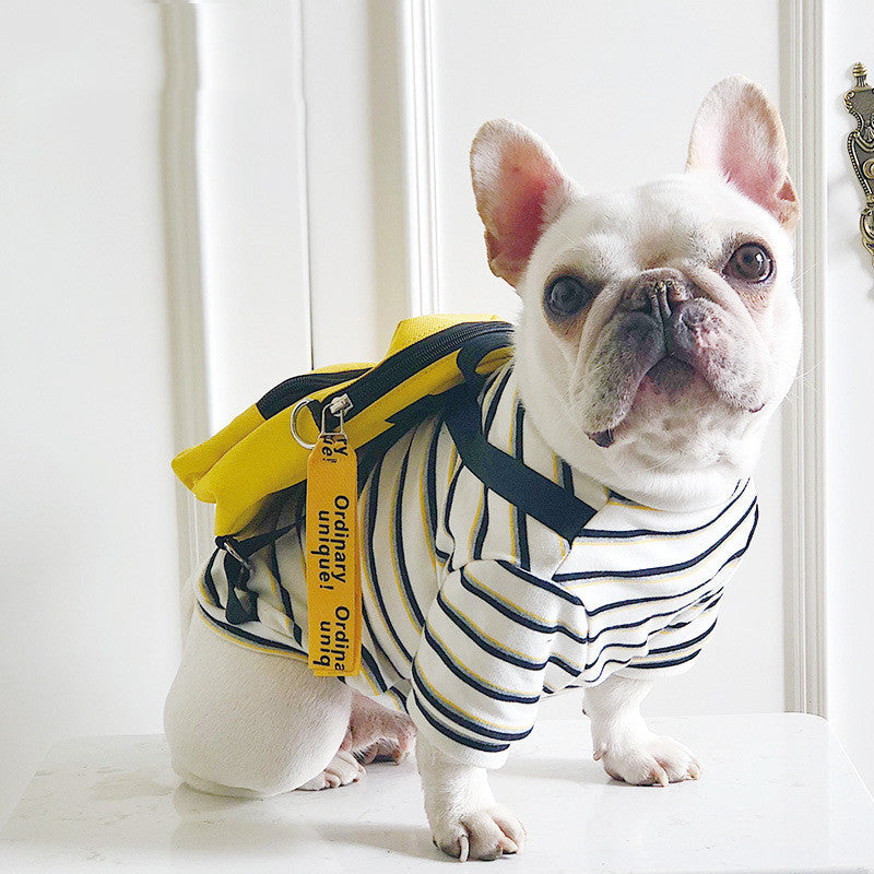 Pet Shirt Yellow Backpack