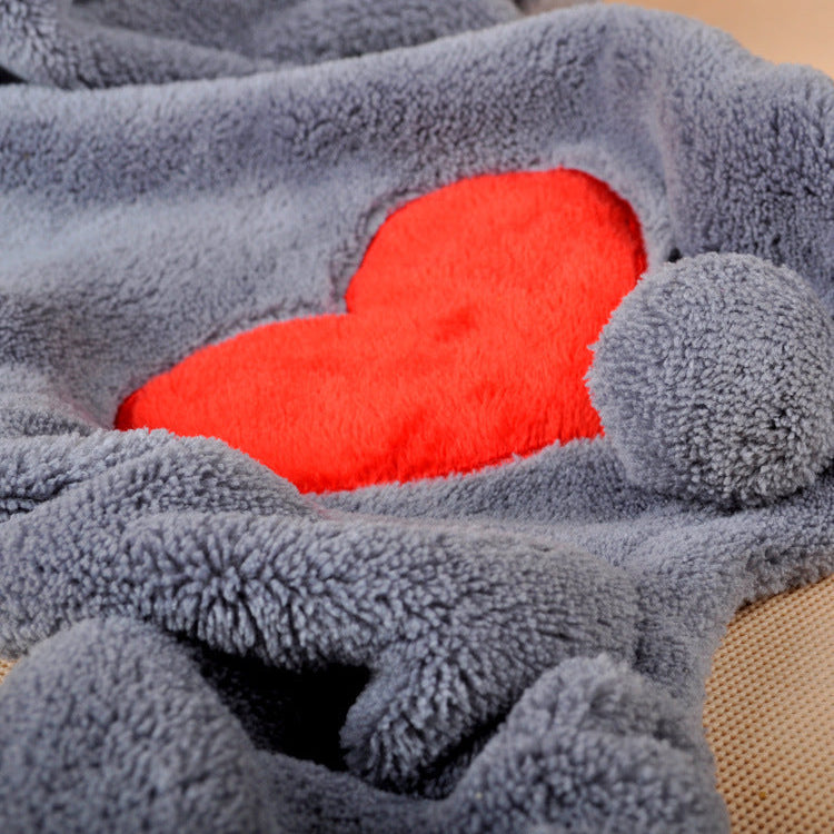 Funny Pet Costume Heart Bear