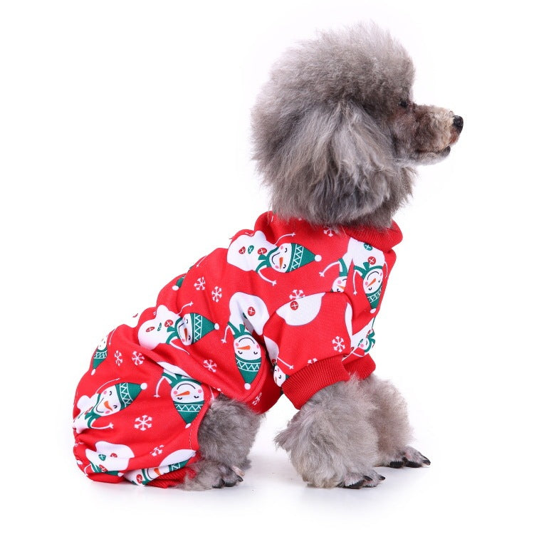 Funny Pet Costume Snowman