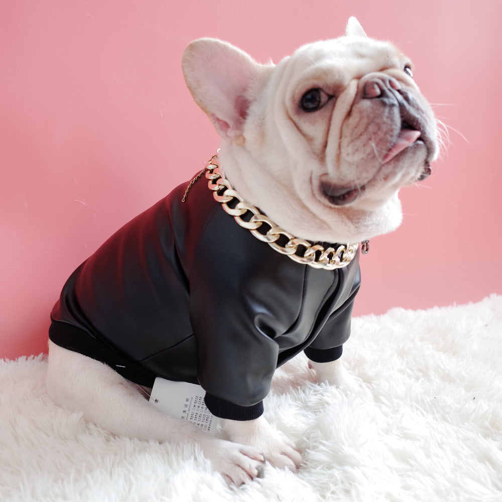 Pet Leather Jacket