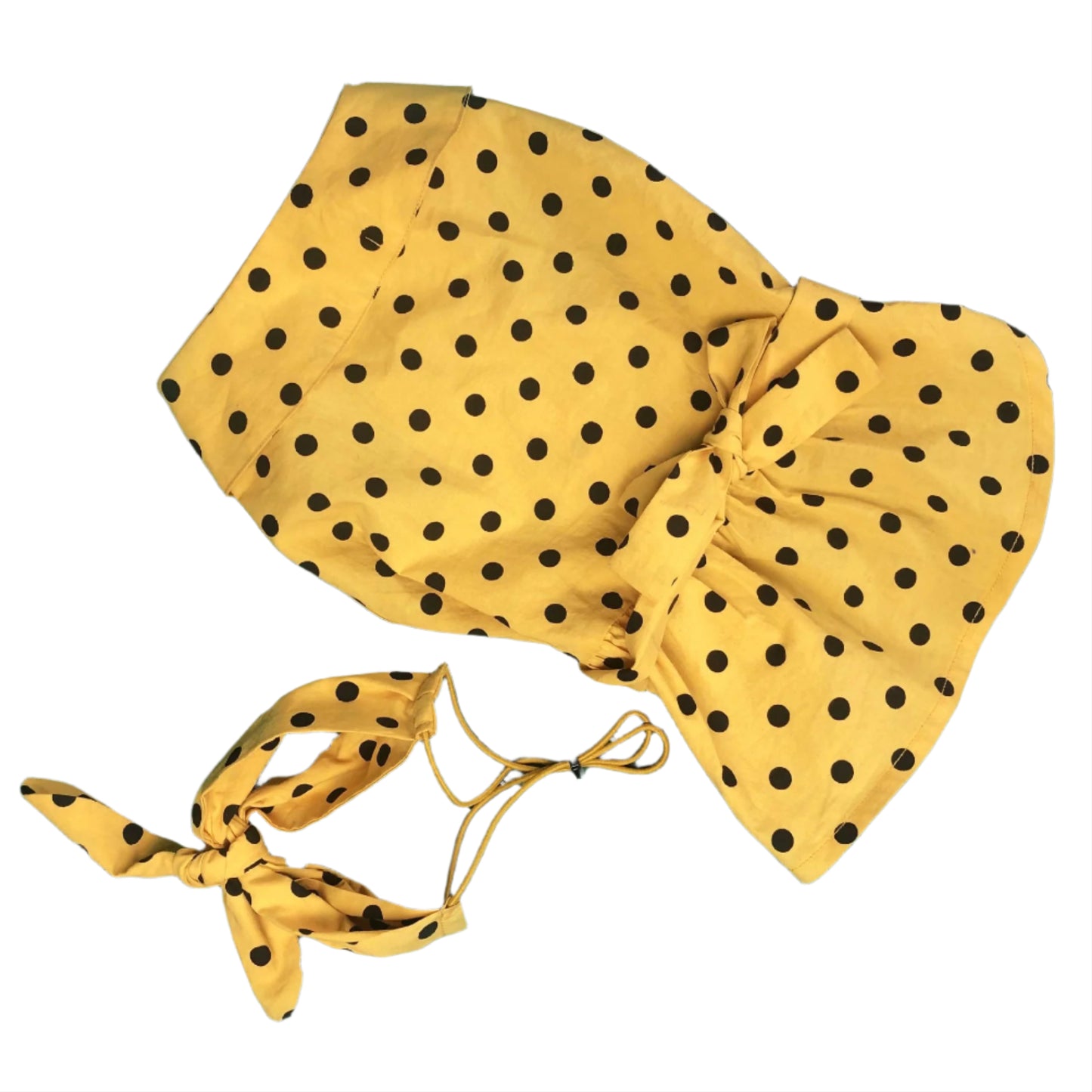 Pet Dress Polka Dot Yellow