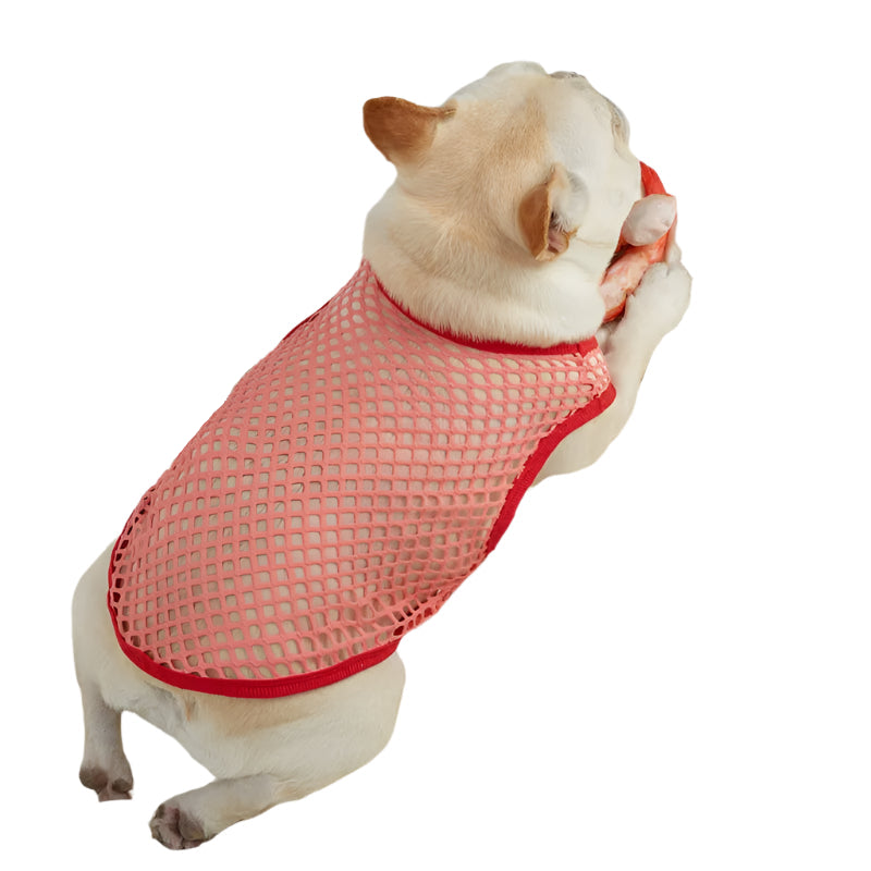 Pet Mesh Tank Top Pink