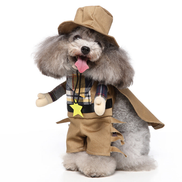 Funny Pet Costume Cowboy