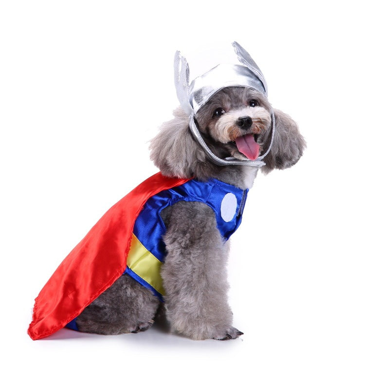 Funny Pet Costume Thor