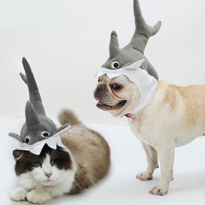 Funny Pet Headwear Shark