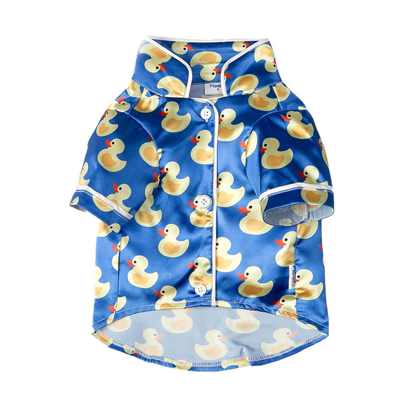 Pet Silk Pyjamas Ducks
