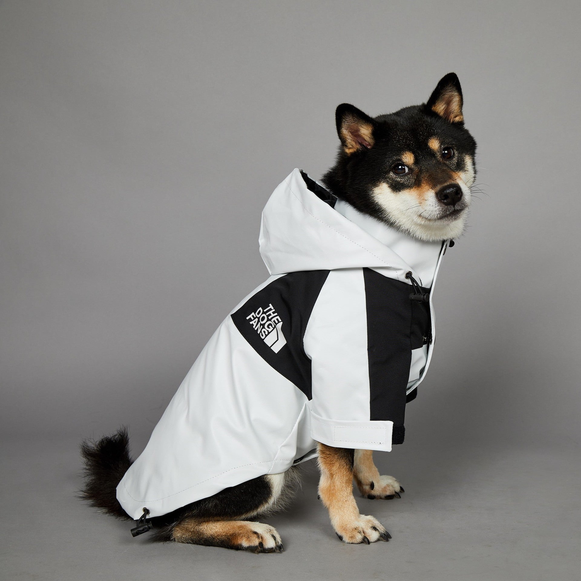 Pet Waterproof Shell Jacket White