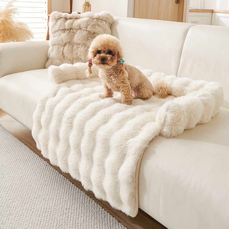 Pet Couch Mat White