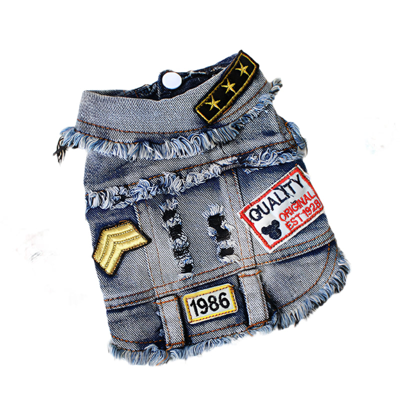 Pet Denim Vest