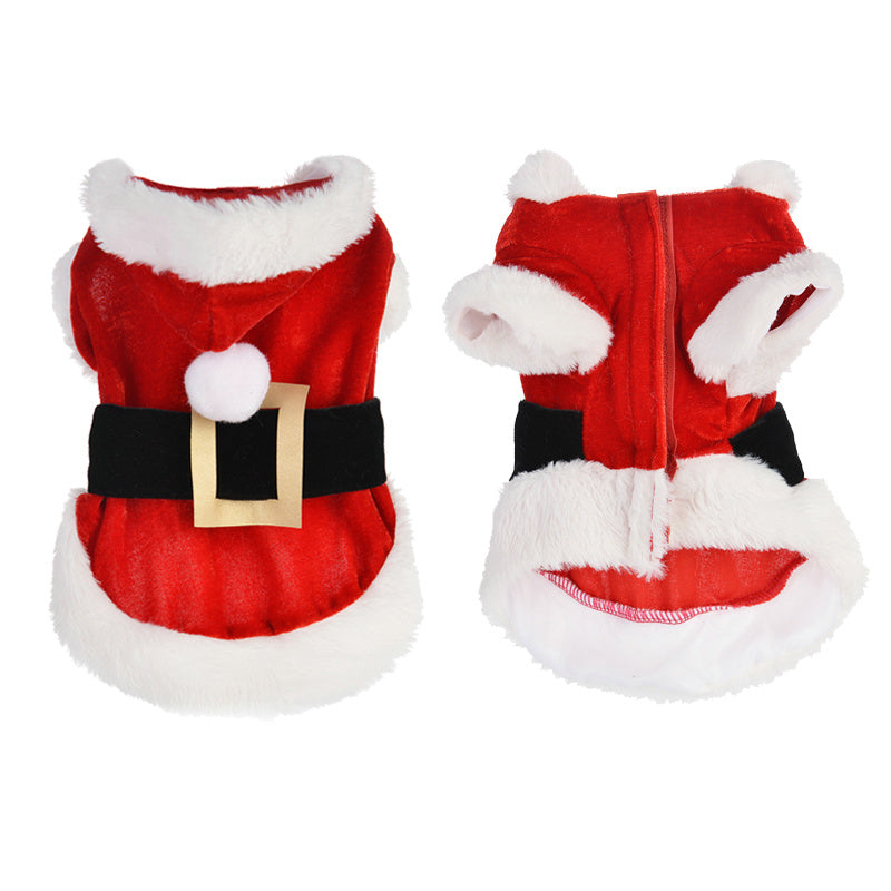 Funny Pet Costume Santa