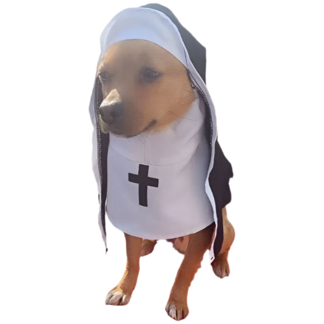 Funny Pet Costume Nun