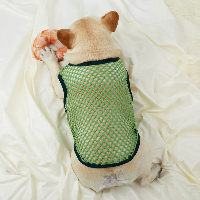 Pet Mesh Tank Top Green