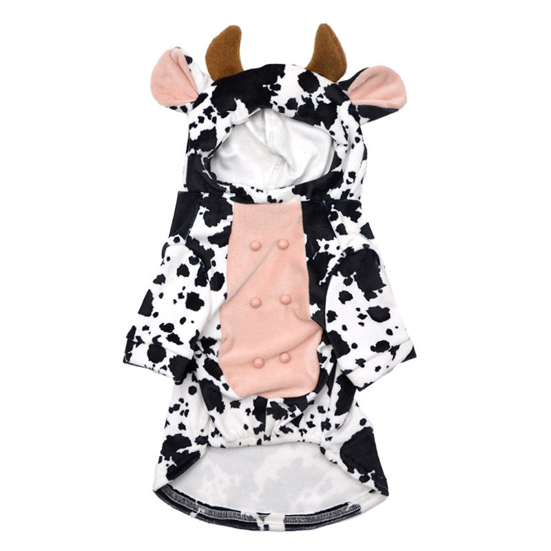 Funny Pet Costume Cow