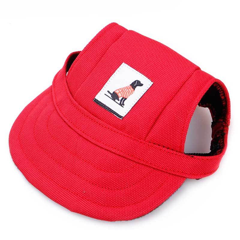 Pet Headwear Baseball Cap Red