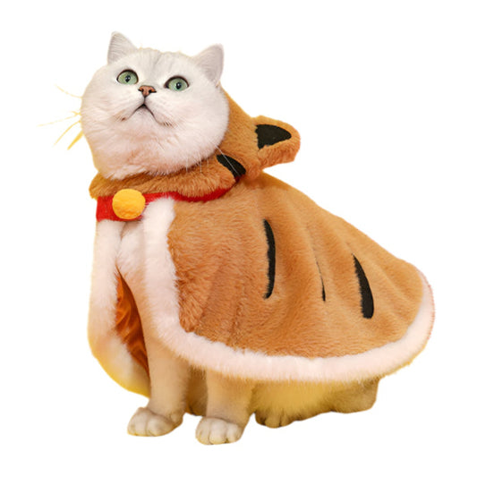 Funny Pet Costume Tiger Cape