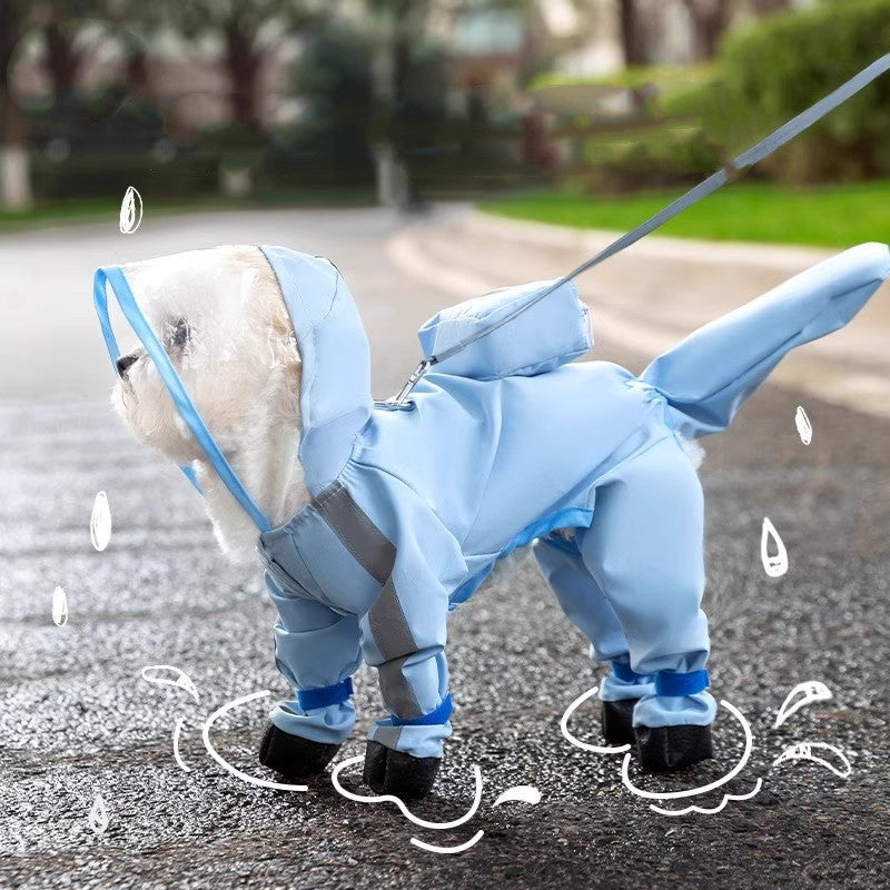 Pet Rain Coat Blue