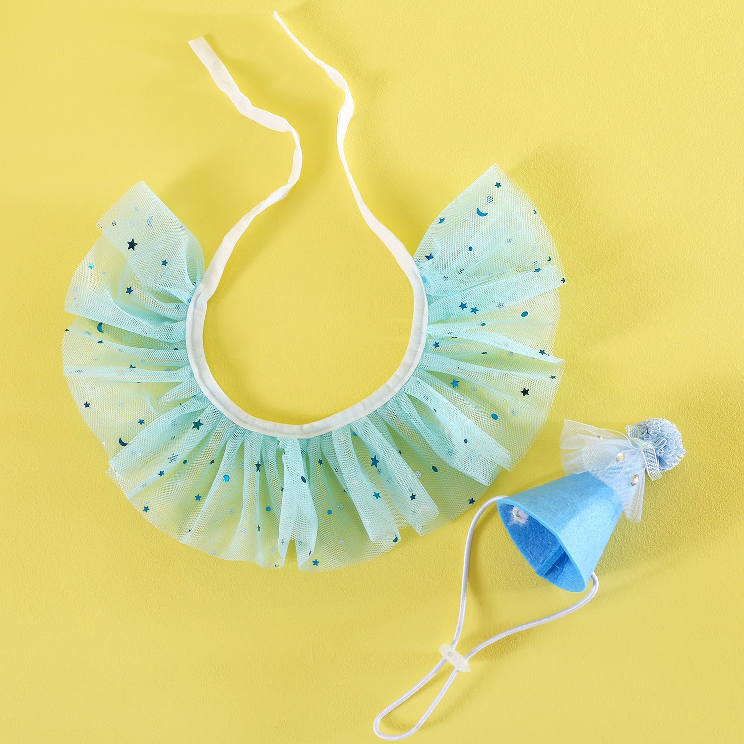 Pet Birthday Hat Set Blue