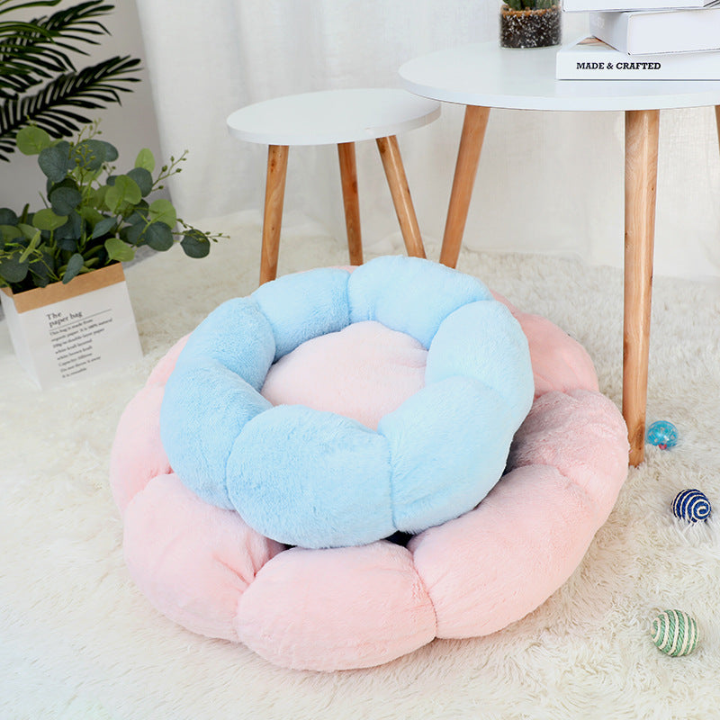Pet Beds Round Flower