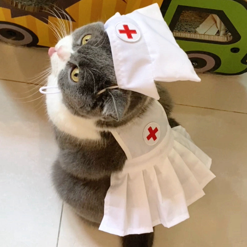 Funny Pet Costume Nurse