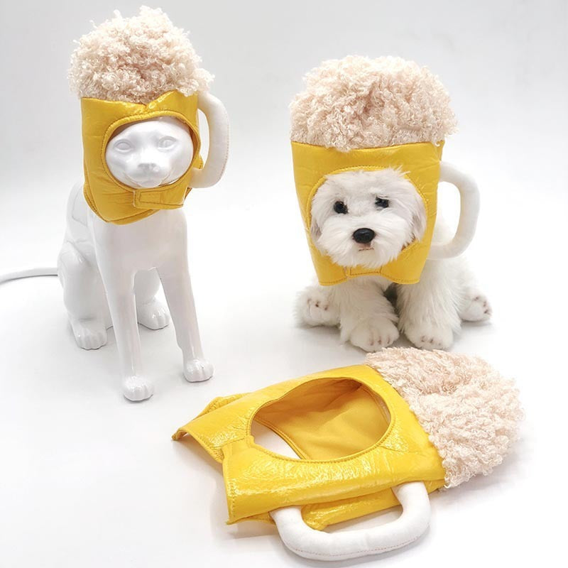 Funny Pet Headwear Beer