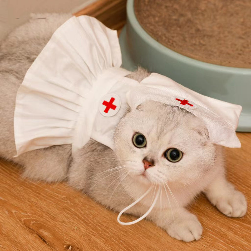 Funny Pet Costume Nurse