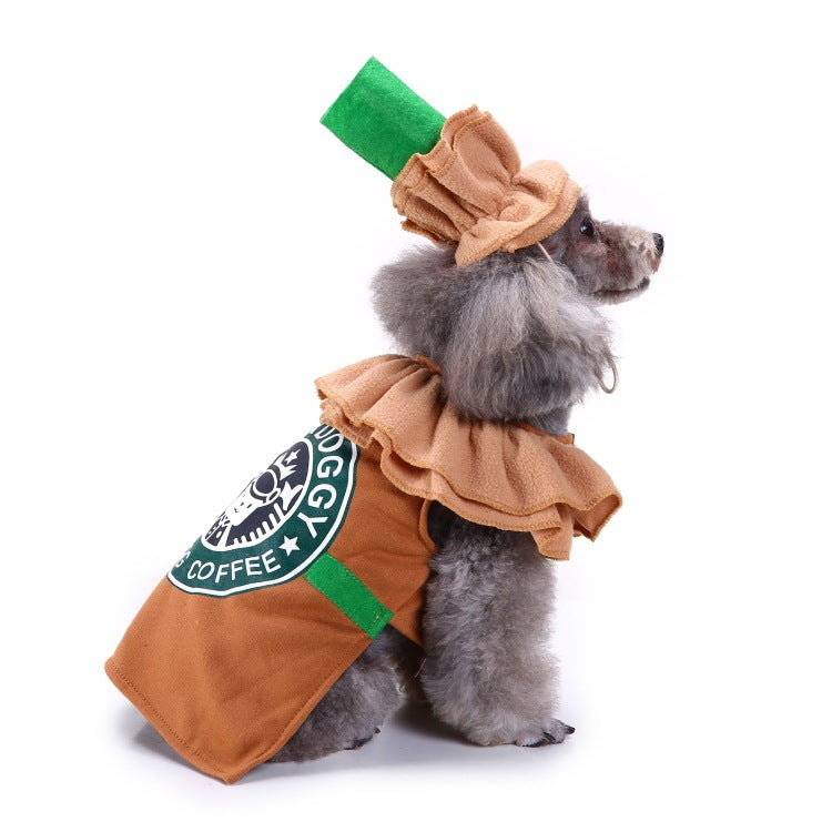 Funny Pet Costume Coffee