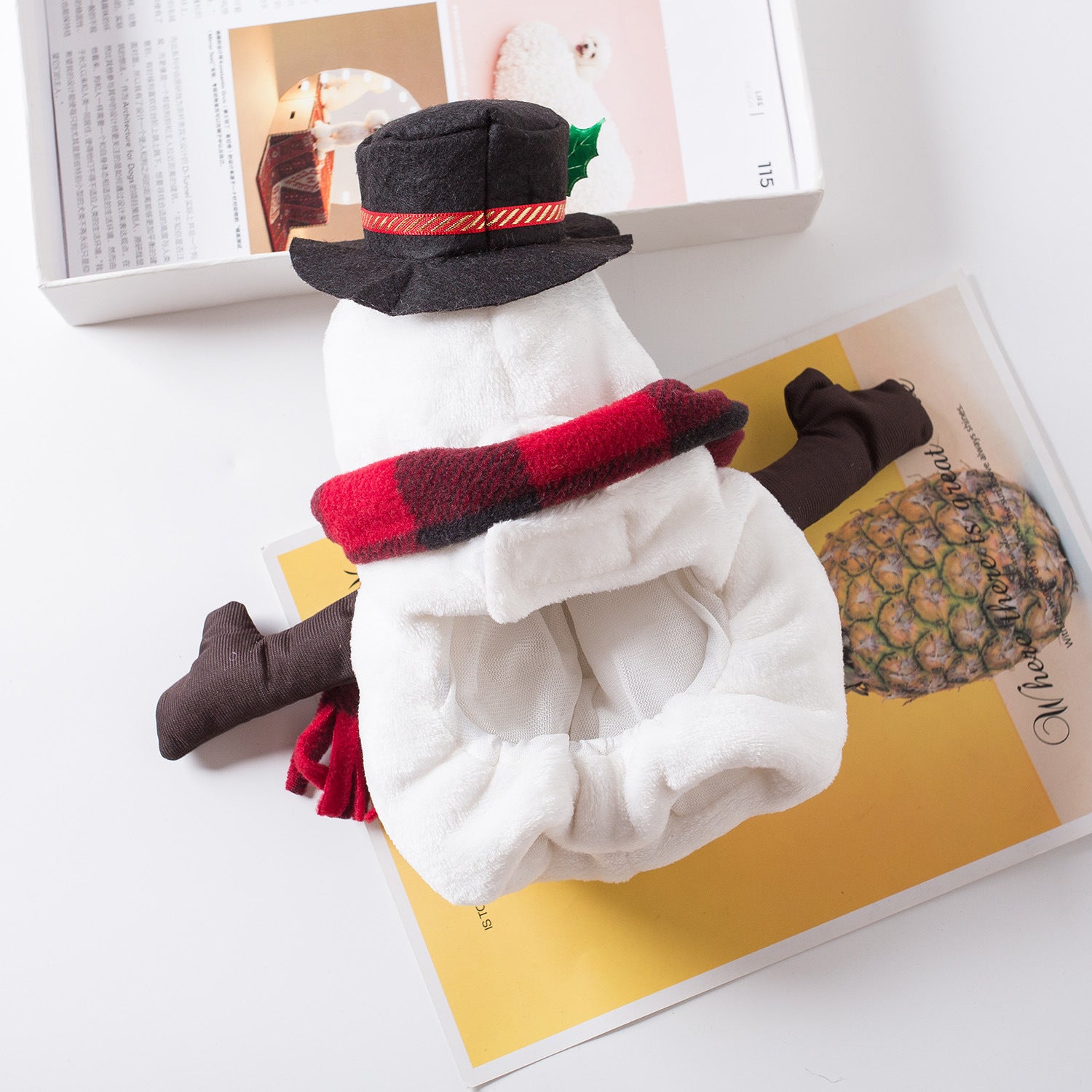 Funny Pet Costume Snowman 